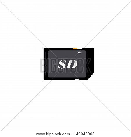 sd card icon of vector EPS 10
