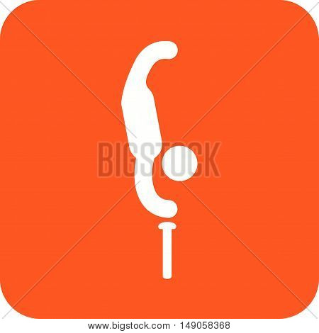 Circus, ringmaster, acrobat icon vector image. Can also be used for circus. Suitable for use on web apps, mobile apps and print media.