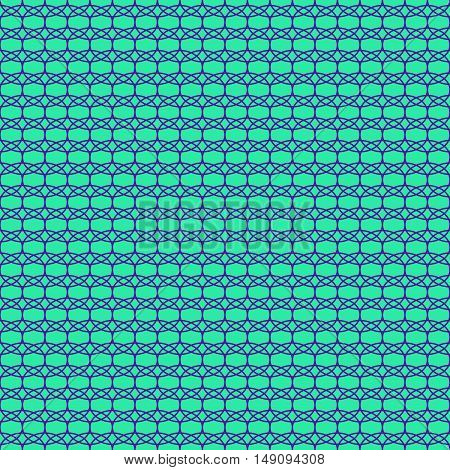 Oval geometric seamless pattern. Fashion graphic background design. Modern stylish abstract colorful texture. Template for prints textiles wrapping wallpaper website. Stock VECTOR illustration