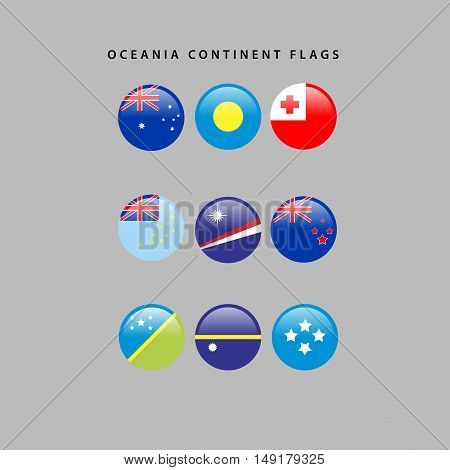 Oceania Flags