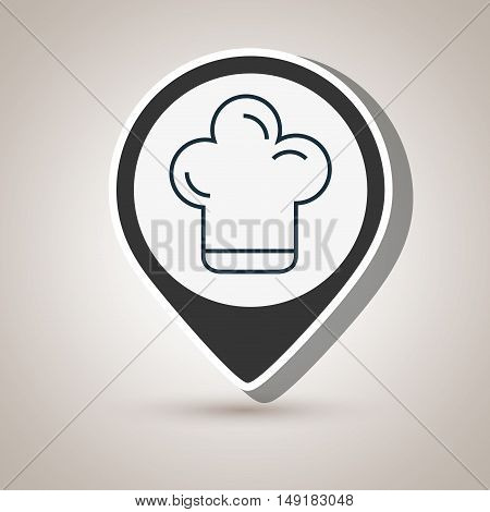 hat cap chef cook vector illustration eps 10