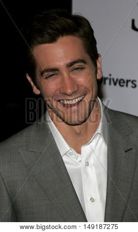 Jake Gyllenhaal at the World premiere of 'Jarhead' held at the Arclight Cinemas in Hollywood, USA on October 27, 2005.