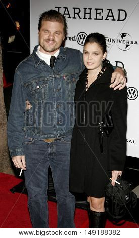 Evan Jones at the World premiere of 'Jarhead' held at the Arclight Cinemas in Hollywood, USA on October 27, 2005.