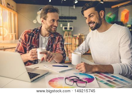 Handsome Designers Working