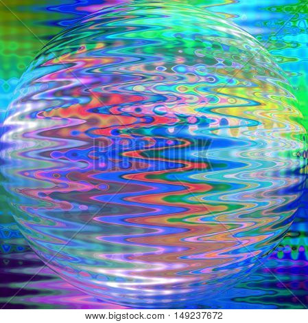 Abstract coloring background of the abstract gradient with visual wave and spherize effects.Good for your project design