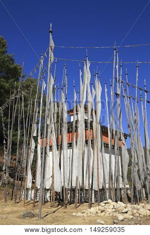 Buddhist Prayer Flags - Kingdom Of Bhutan