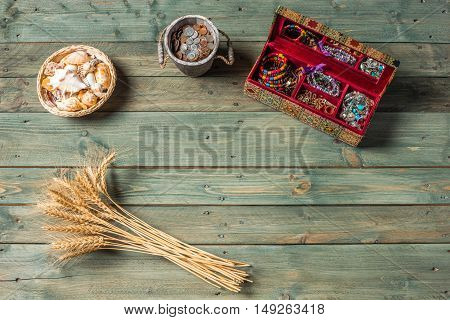 Necklace And Beads