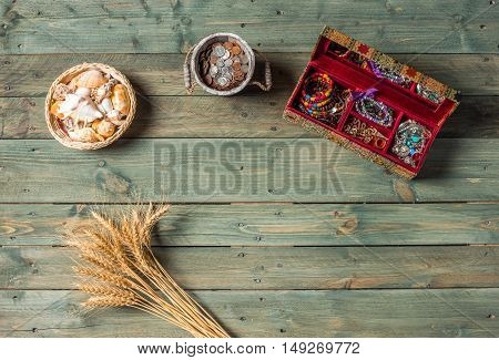Necklace And Beads