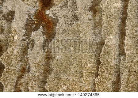 Close Up Rusty Galvanize Iron