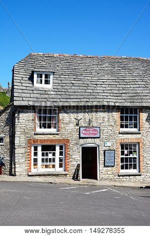 CORFE, UNITED KINGDOM - JULY 19, 2016 - The village bakery in the centre of the village Corfe Dorset England UK Western Europe, July 19, 2016.