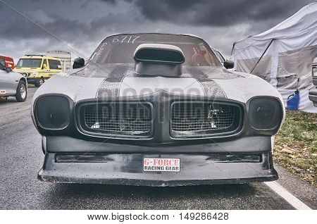 Norway Drag Racing, Car Race  Front View