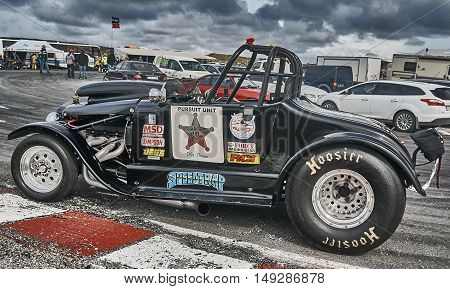 Norway Drag Racing, Tuned Race Car Side View