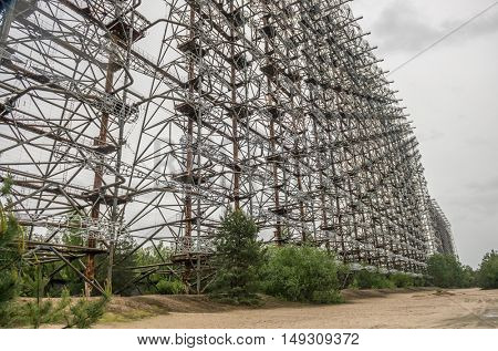 abandoned Soviet radar facility DUGA in Chernobyl
