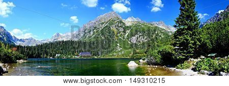 Popradske Pleso Lake