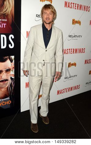 LOS ANGELES - SEP 26:  Owen Wilson at the 