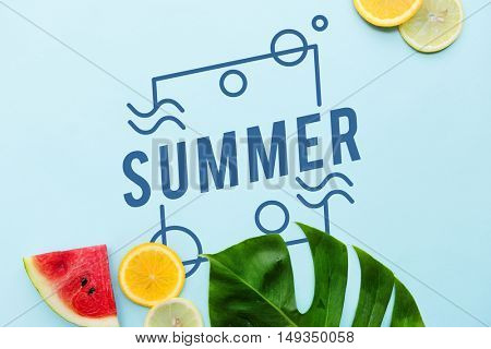 Summer Vacation Fun Concept