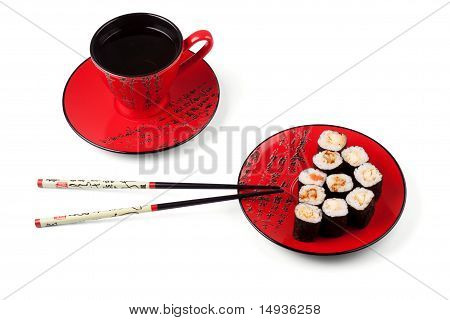Sushi und Tee