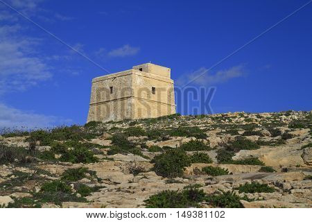 Dwejra Tower Gozo, Malta