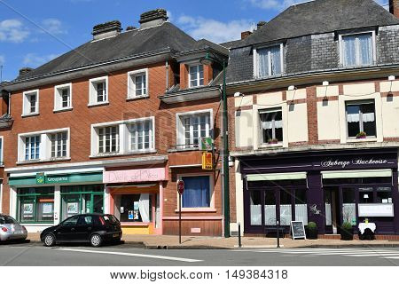 Buchy France - june 23 2016 : the city center