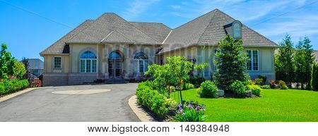 Custom built luxury house in the suburbs of Toronto, Canada.