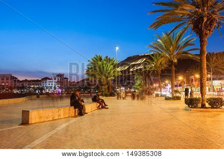 Agadir At Night