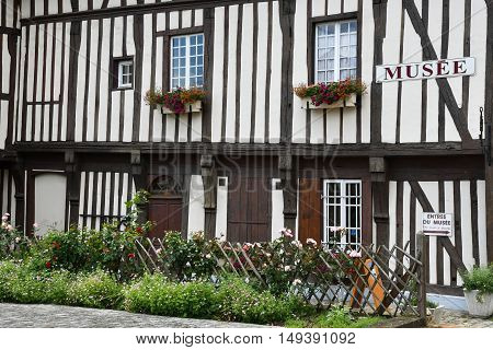 Neufchatel en Bray France - june 23 2016 : the Mathon Durand museum