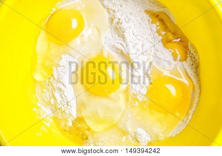 Preparation Of The Test On Home Cuisine For Pancakes