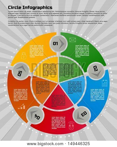 Circular Infographic Design Template