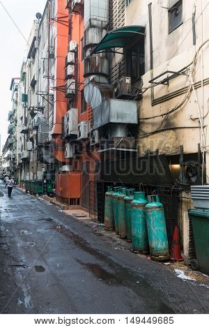 Backyard Area In Bintang City District In Kuala Lumpur