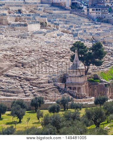 Ancient Cemetery At Olives Mountain, Jerusalem