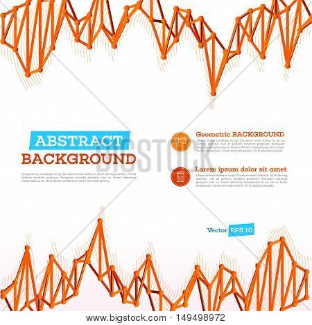 Abstract background. Polygonal geometric banners for modern design. Abstract vector modern flyer. Brochure design templates with colorful geometric triangular background