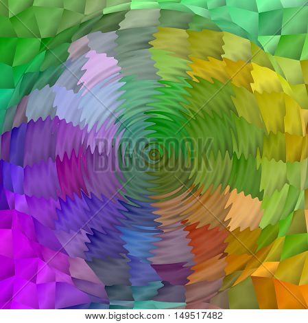Abstract coloring background of the pastels background with visual wave,mosaic,spherize and zigzag effects.Good for your project design