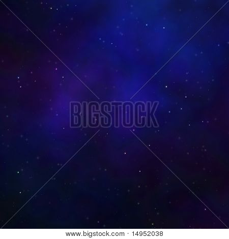 Prostoru mlhoviny starfield ilustrace outerspace hvězdnou oblohu