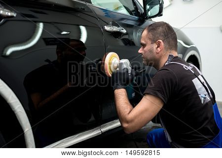 Polished Black Car
