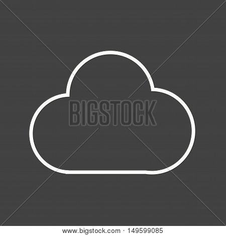 Cloudapp, group, media icon vector image. Can also be used for social media logos. Suitable for mobile apps, web apps and print media.