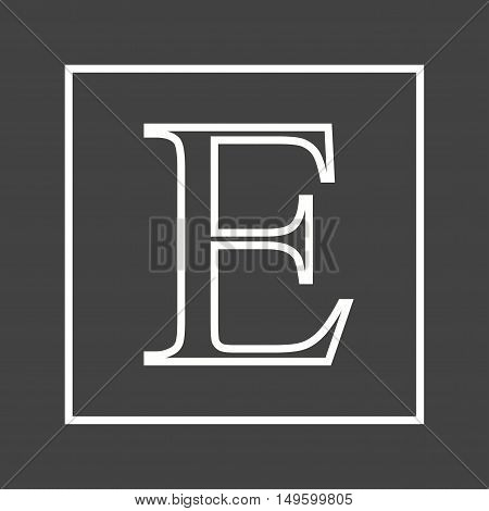 Etsy, mobile, web icon vector image. Can also be used for software development. Suitable for mobile apps, web apps and print media.