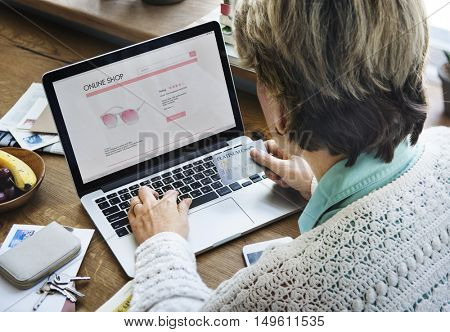 Shopping Payment Onling Technology Connect Concept