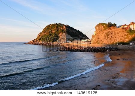 Town Of Getaria Basque Country Spain