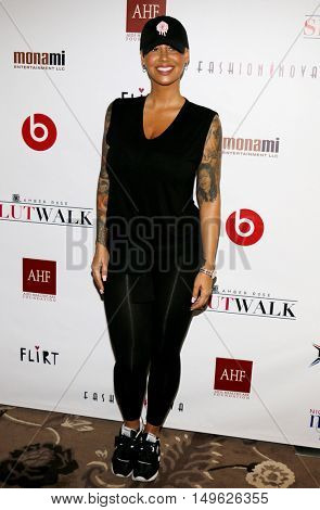 Amber Rose at the SlutWalk Festival Press Conference held at the Four Seasons Hotel in Beverly Hills, USA on September 29, 2016.