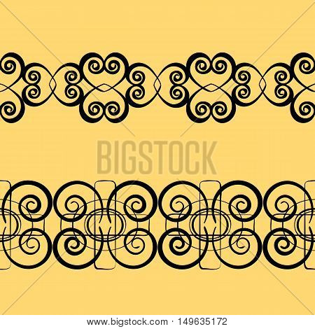 Pattern elements each strip is a group elements that can be separated