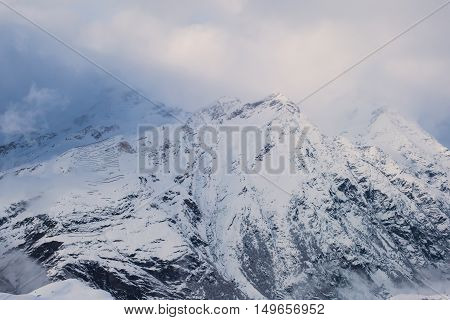 Amazing View On Zermatt - Famous Ski Resort In Swiss Alps, With Aerial View On Zermatt Valley, Switz