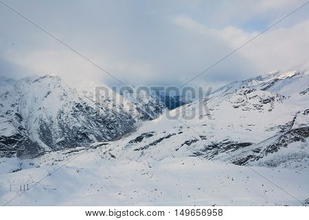 Amazing View On Zermatt - Famous Ski Resort In Swiss Alps, With Aerial View On Zermatt Valley, Switz