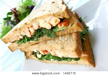 Krevetky a raků Sandwich