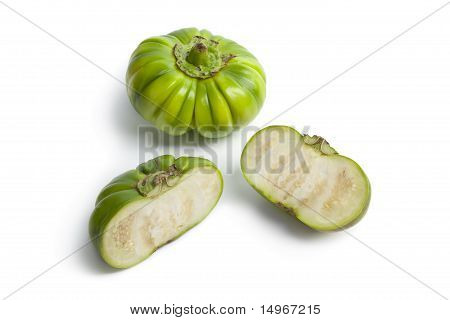 Intero e mezza melanzana Ethiopean