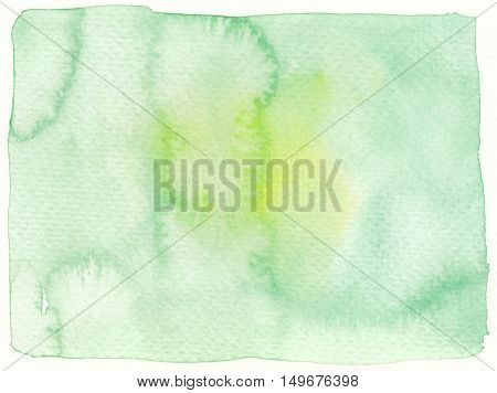 roung wet green tones textures watercolor background