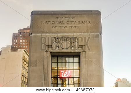 The First National City Bank Of New York