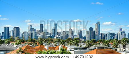 A view of the Melbourne skyline / cityscape, Australia