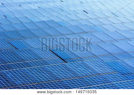 Wild Shot Many outdoor solar cell panel