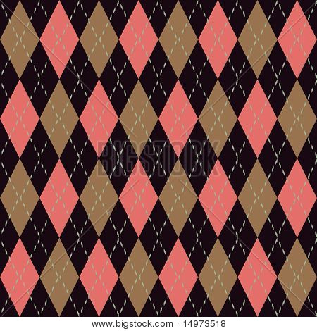 Argyle pletený vzor bezešvé obklad pozadí textury