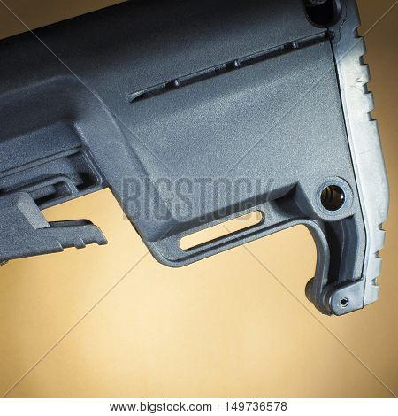 Slot and hole on an AR-15 stock for attaching a sling